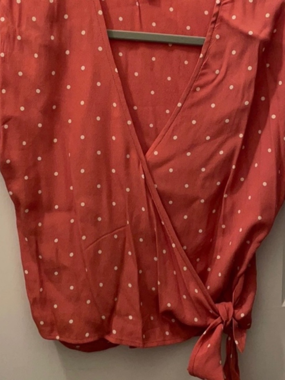 Madewell wrap shirt
